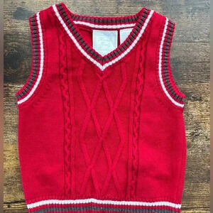 Koala Baby Boutique | infant sweater vest. Side: 6M